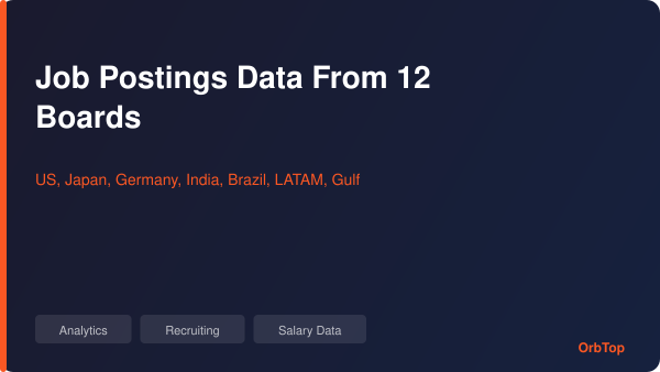 Job Postings Data: How to Get Listings From 12 Boards Across 10 Markets