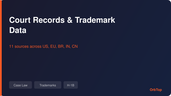 How to Get Court Records and Trademark Data in Bulk