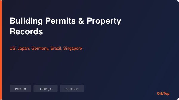 Building Permit Data and Property Records: Where to Get Them in Bulk