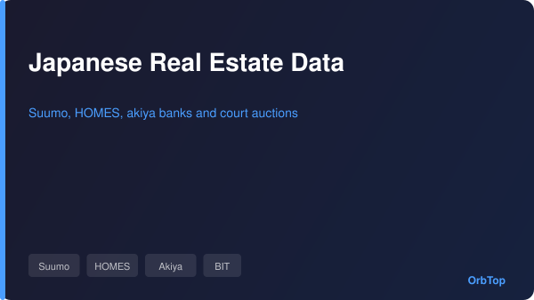 How to Extract Japanese Real Estate Data from Suumo and Beyond